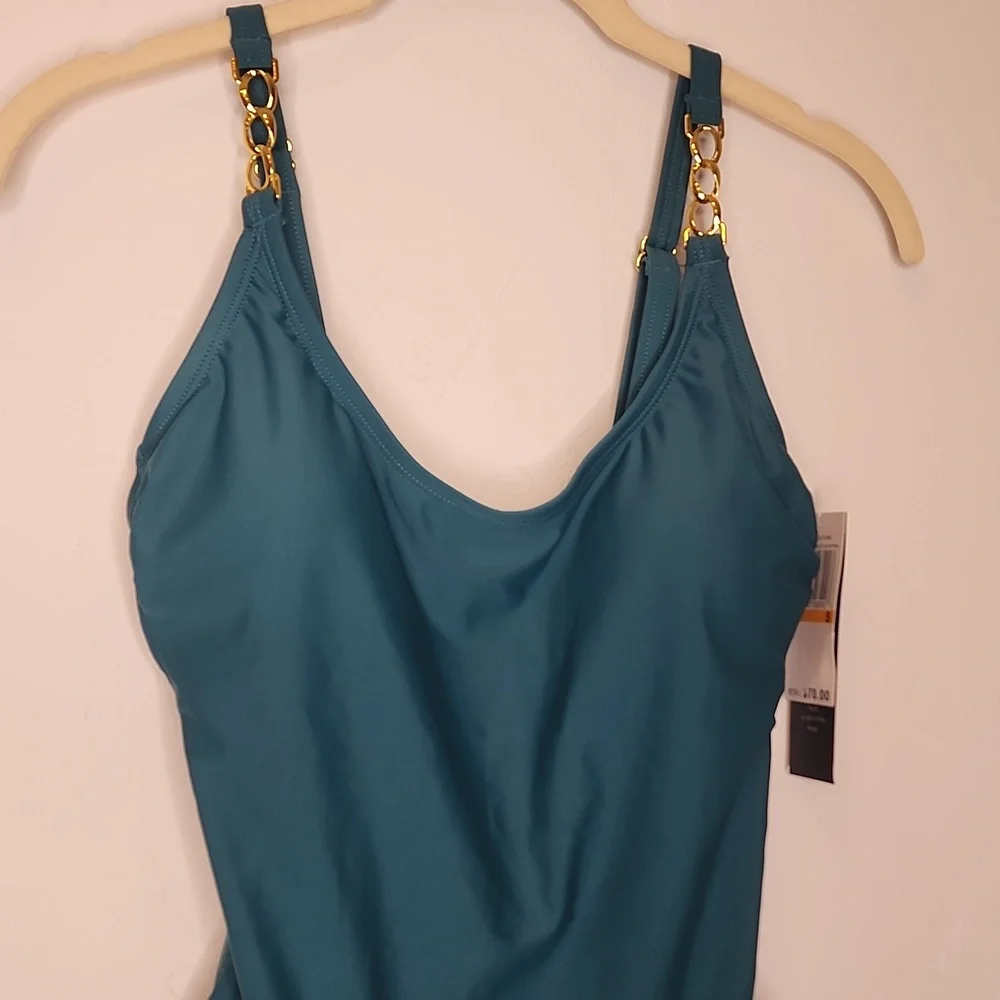 NWT Sz S AQUA COUTURE one Pc swimsuit B92 - Picture 3 of 12